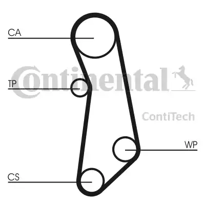 Continental CT1115 - Cinghia dentata autozon.pro