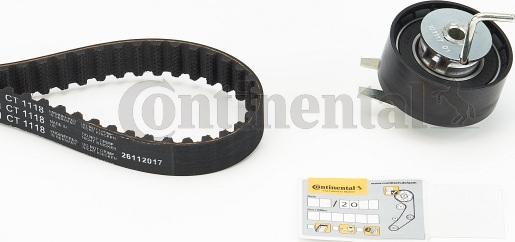 Contitech CT 1118 K1 - Kit cinghie dentate autozon.pro