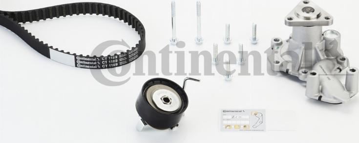 Contitech CT 1189 WP1 - Pompa acqua + Kit cinghie dentate autozon.pro