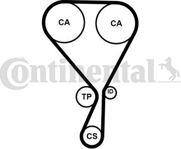 Contitech CT1188 - Cinghia dentata autozon.pro