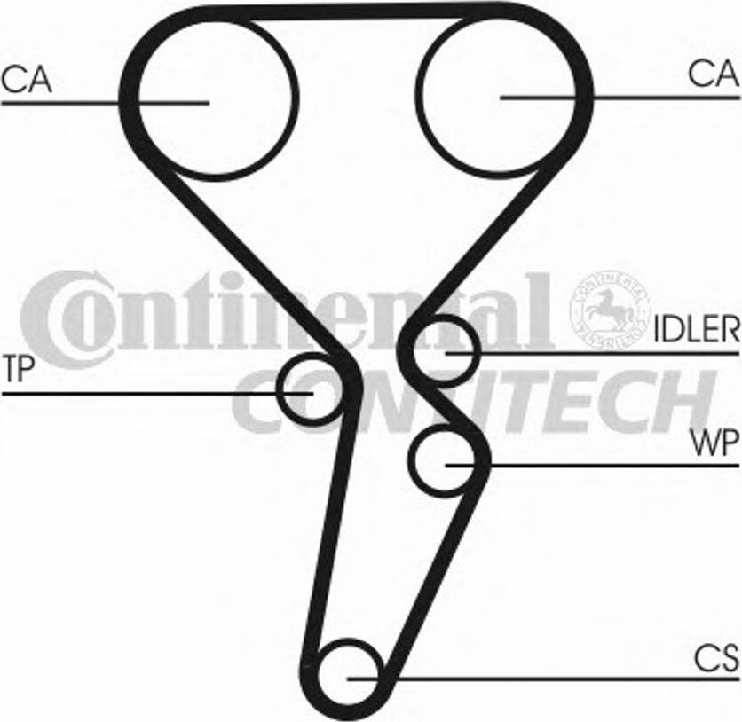 CONTITECH CT1126WP1 -  autozon.pro