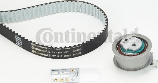 Contitech CT 1216 K1 - Kit cinghie dentate autozon.pro