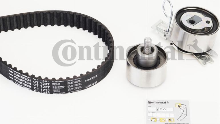 Contitech CT1237K1 - Kit cinghie dentate autozon.pro