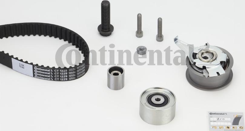 Contitech CT 1229 K1 - Kit cinghie dentate autozon.pro