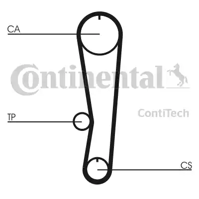 Continental CT895 - Cinghia dentata autozon.pro