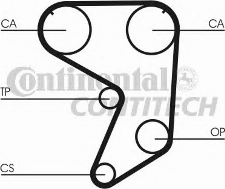 Contitech CT 896 - Cinghia dentata autozon.pro
