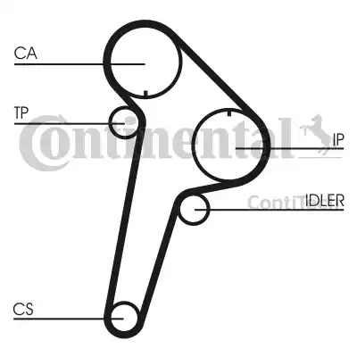 Continental CT891 - Cinghia dentata autozon.pro