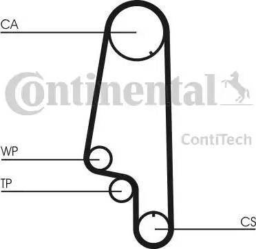 Continental CT847WP1 - Pompa acqua + Kit cinghie dentate autozon.pro