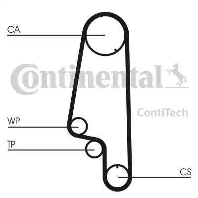 Continental CT846K1 - Kit cinghie dentate autozon.pro