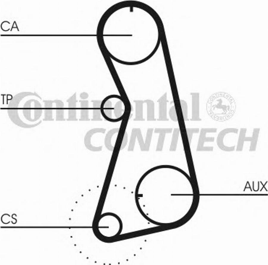 Contitech CT848K1 - Kit cinghie dentate autozon.pro