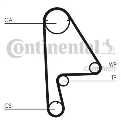 Continental CT863 - Cinghia dentata autozon.pro