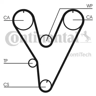 Continental CT805 - Cinghia dentata autozon.pro