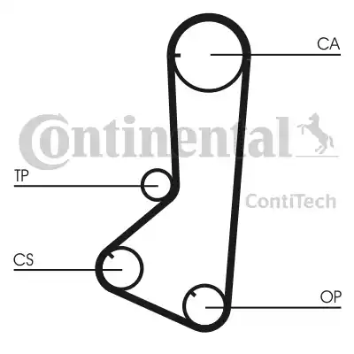 Continental CT801 - Cinghia dentata autozon.pro