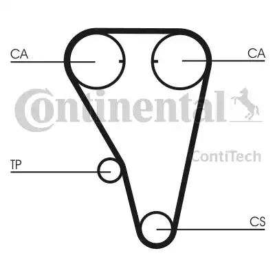 Continental CT803 - Cinghia dentata autozon.pro