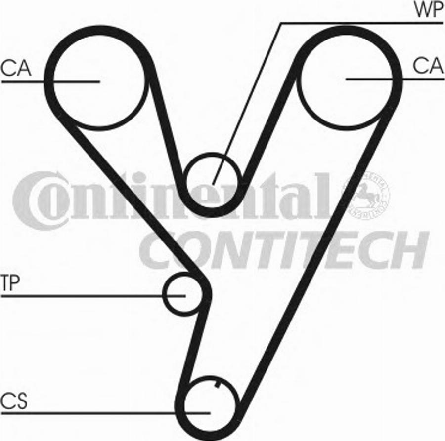 Contitech CT814 - Cinghia dentata autozon.pro