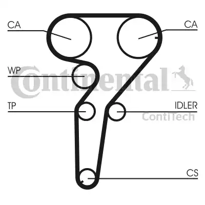 Continental CT880 - Cinghia dentata autozon.pro