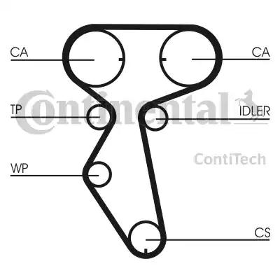 Continental CT887 - Cinghia dentata autozon.pro