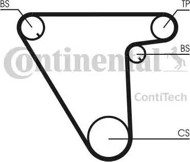 Continental CT833 - Cinghia dentata autozon.pro