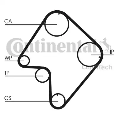 Continental CT832 - Cinghia dentata autozon.pro