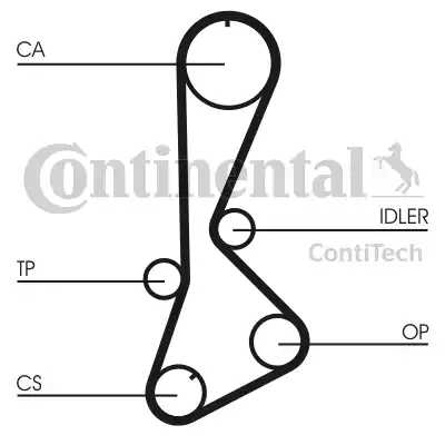 Continental CT828 - Cinghia dentata autozon.pro