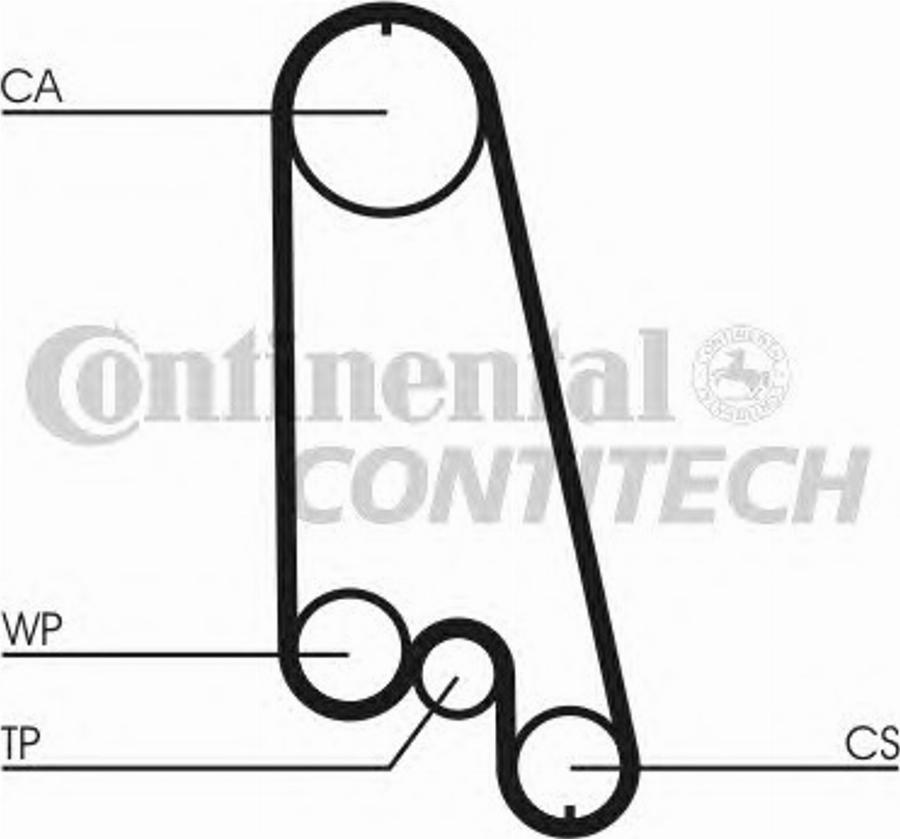 Contitech CT874WP3 - Kit cinghie dentate autozon.pro