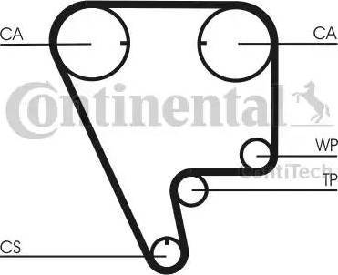 Continental CT794K1 - Kit cinghie dentate autozon.pro