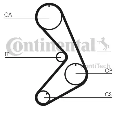 Continental CT749 - Cinghia dentata autozon.pro