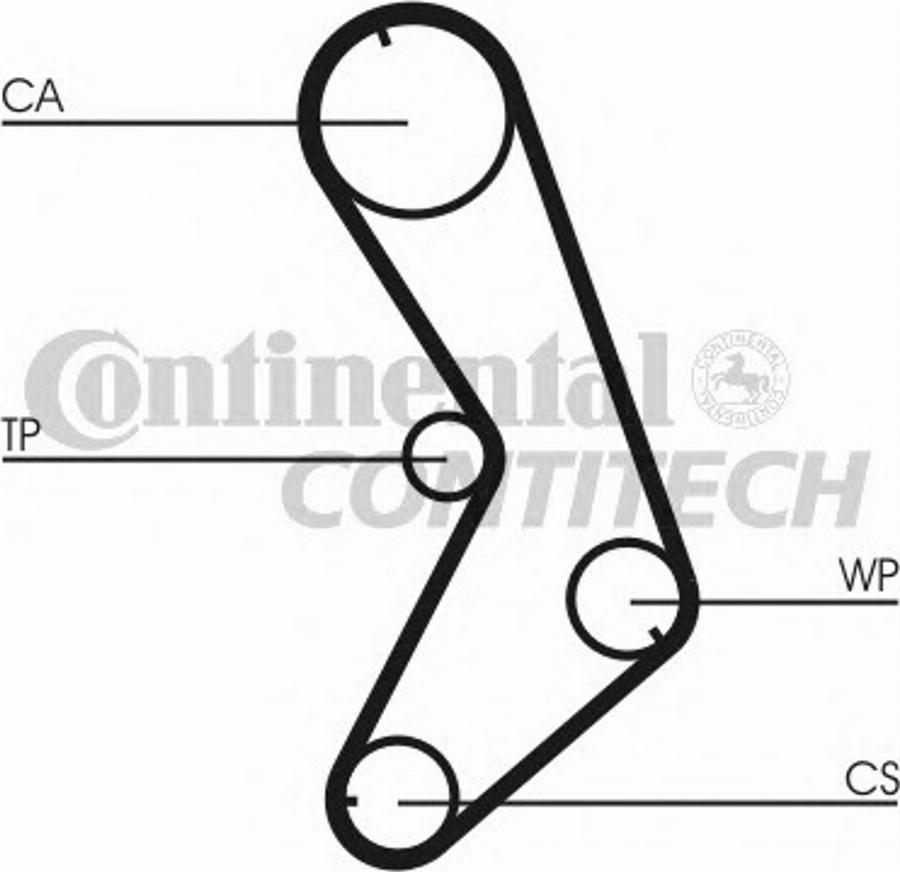 Contitech CT741 - Cinghia dentata autozon.pro