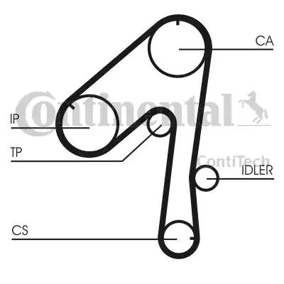 Continental CT786 - Cinghia dentata autozon.pro