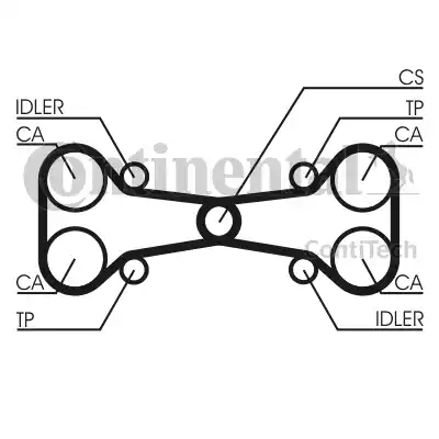 Continental CT782 - Cinghia dentata autozon.pro