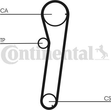 Contitech CT 739 - Cinghia dentata autozon.pro