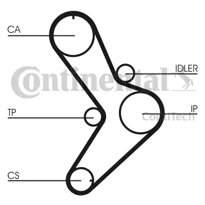 Continental CT731 - Cinghia dentata autozon.pro