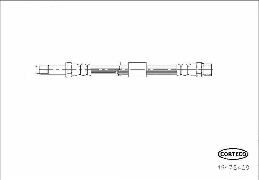 Corteco 49478428 - Flessibile del freno autozon.pro