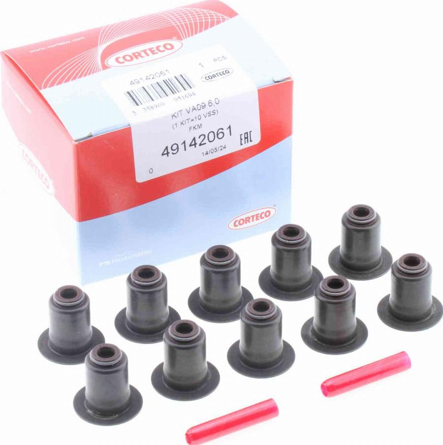 Corteco 49142061 - Kit guarnizioni, Stelo valvola autozon.pro