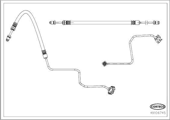 Corteco 49106745 - Flessibile del freno autozon.pro