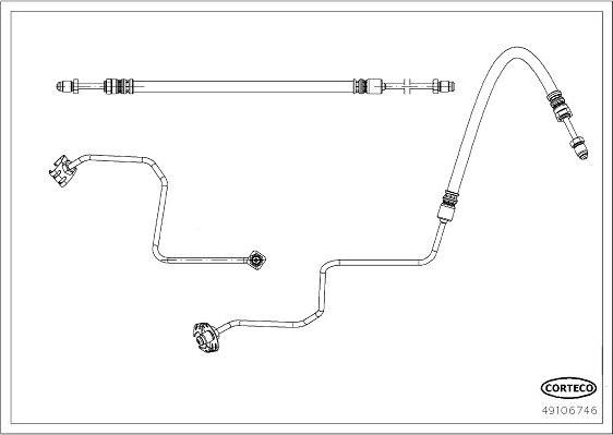 Corteco 49106746 - Flessibile del freno autozon.pro