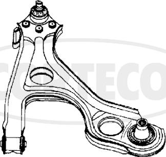 Corteco 49399156 - Braccio oscillante, Sospensione ruota autozon.pro