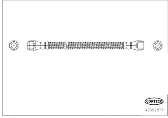 Corteco 49392875 - Flessibile del freno autozon.pro