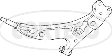 Corteco 49397501 - Braccio oscillante, Sospensione ruota autozon.pro