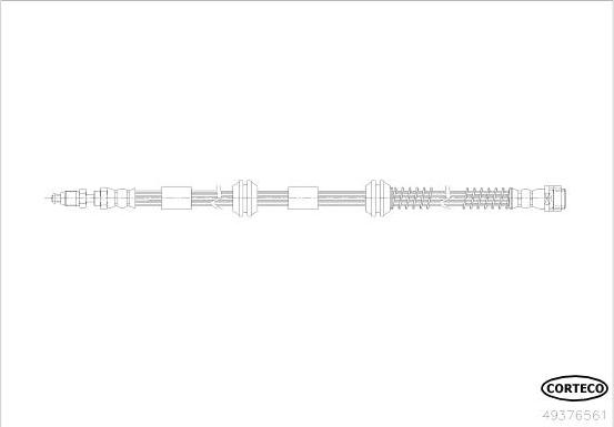 Corteco 49376561 - Flessibile del freno autozon.pro