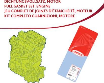 Corteco 430195P - Kit completo guarnizioni, Motore autozon.pro