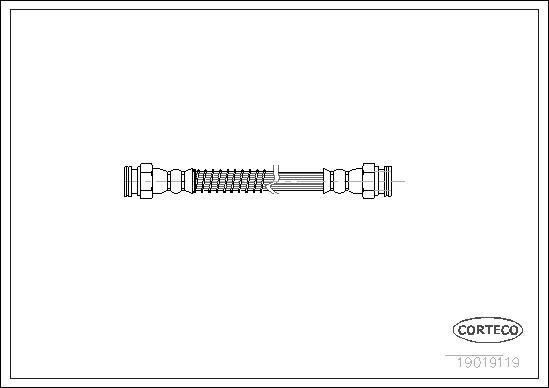 Corteco 19019119 - Flessibile del freno autozon.pro