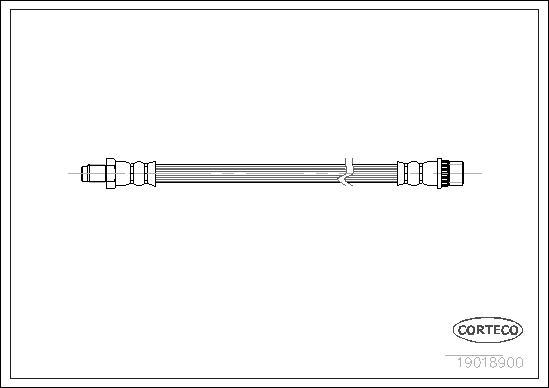 Corteco 19018900 - Flessibile del freno autozon.pro