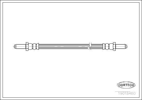 Corteco 19018460 - Flessibile del freno autozon.pro