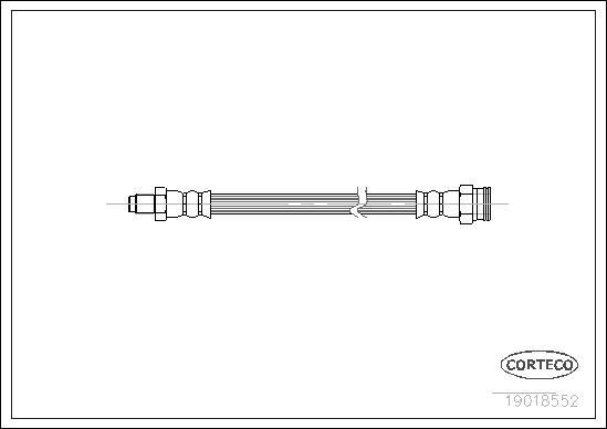 Corteco 19018552 - Flessibile del freno autozon.pro