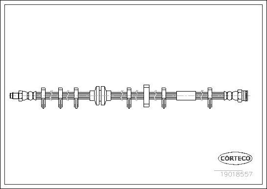 Corteco 19018557 - Flessibile del freno autozon.pro