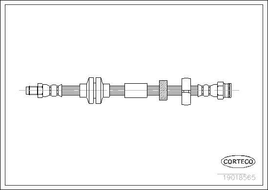 Corteco 19018565 - Flessibile del freno autozon.pro