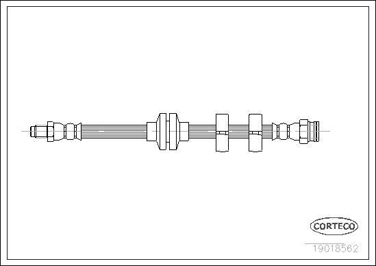 Corteco 19018562 - Flessibile del freno autozon.pro