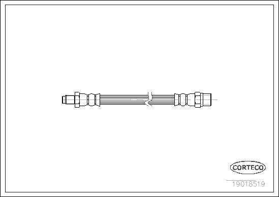 Corteco 19018519 - Flessibile del freno autozon.pro