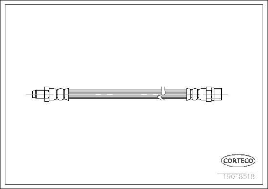 Corteco 19018518 - Flessibile del freno autozon.pro